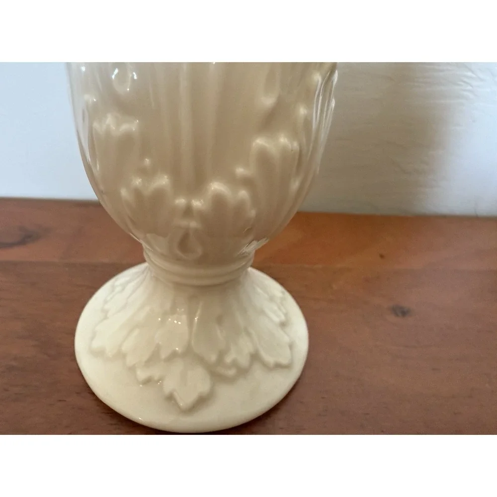 Vintage Lenox Florentine Porcelain‎ Bud Vase Cream Beige 11